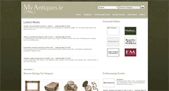 Desktop Screenshot of myantiques.ie