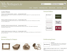 Tablet Screenshot of myantiques.ie